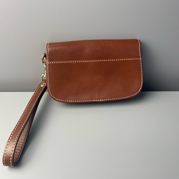 Dooney & Bourke leather Brown wristlet - Picture 3 of 7